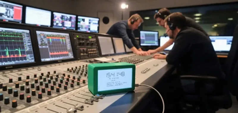 El-man NB-IoT clock with e-paper display synchronized over the cellular network