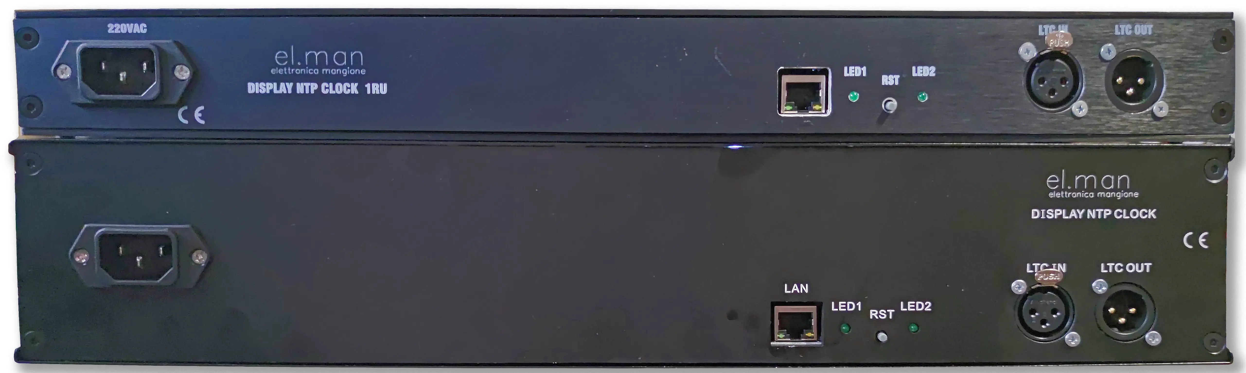 Display NTP Clock back panels