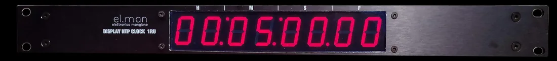 Display NTP Clock in the 1 and 2 rack unit versions