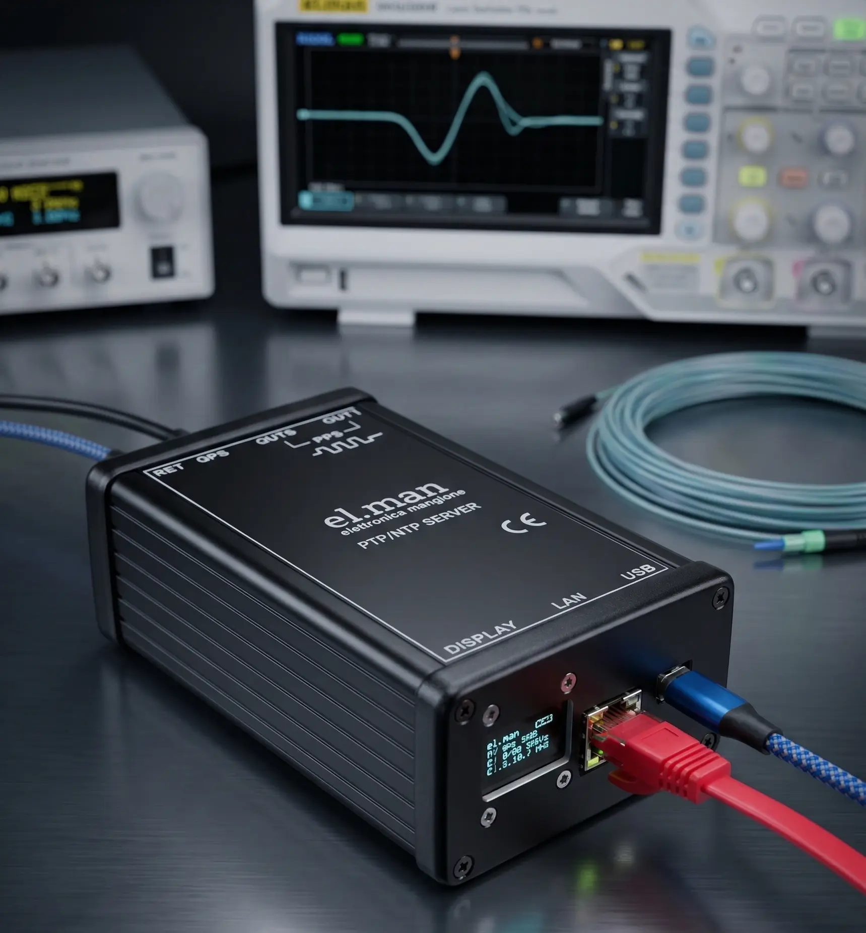 PTPMaster – Front display view