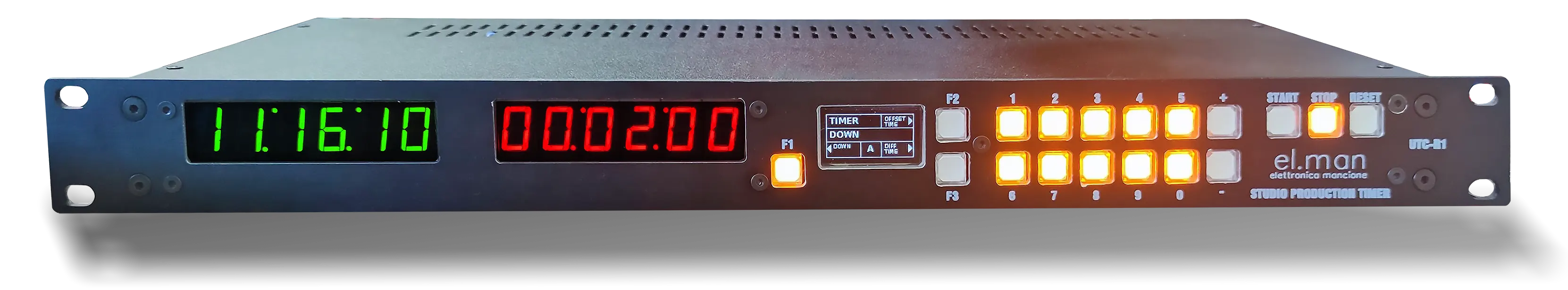 SPT Time Display Front panel