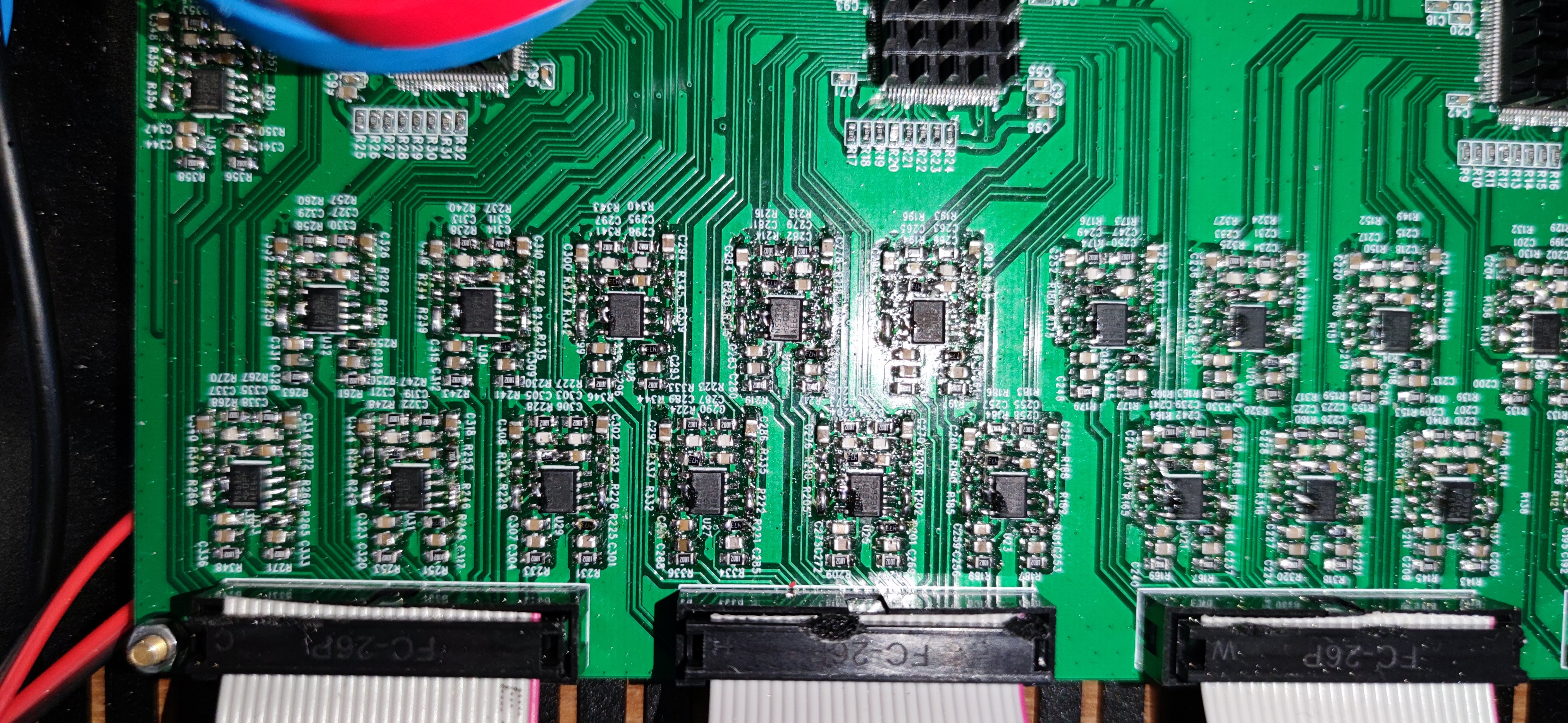 Audio matrix internal view