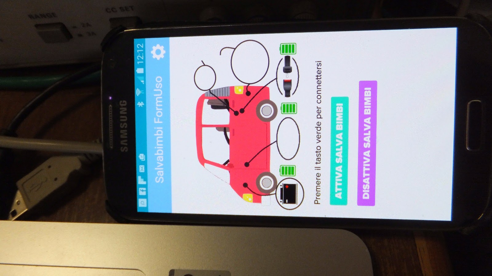 Child safety belt sensor