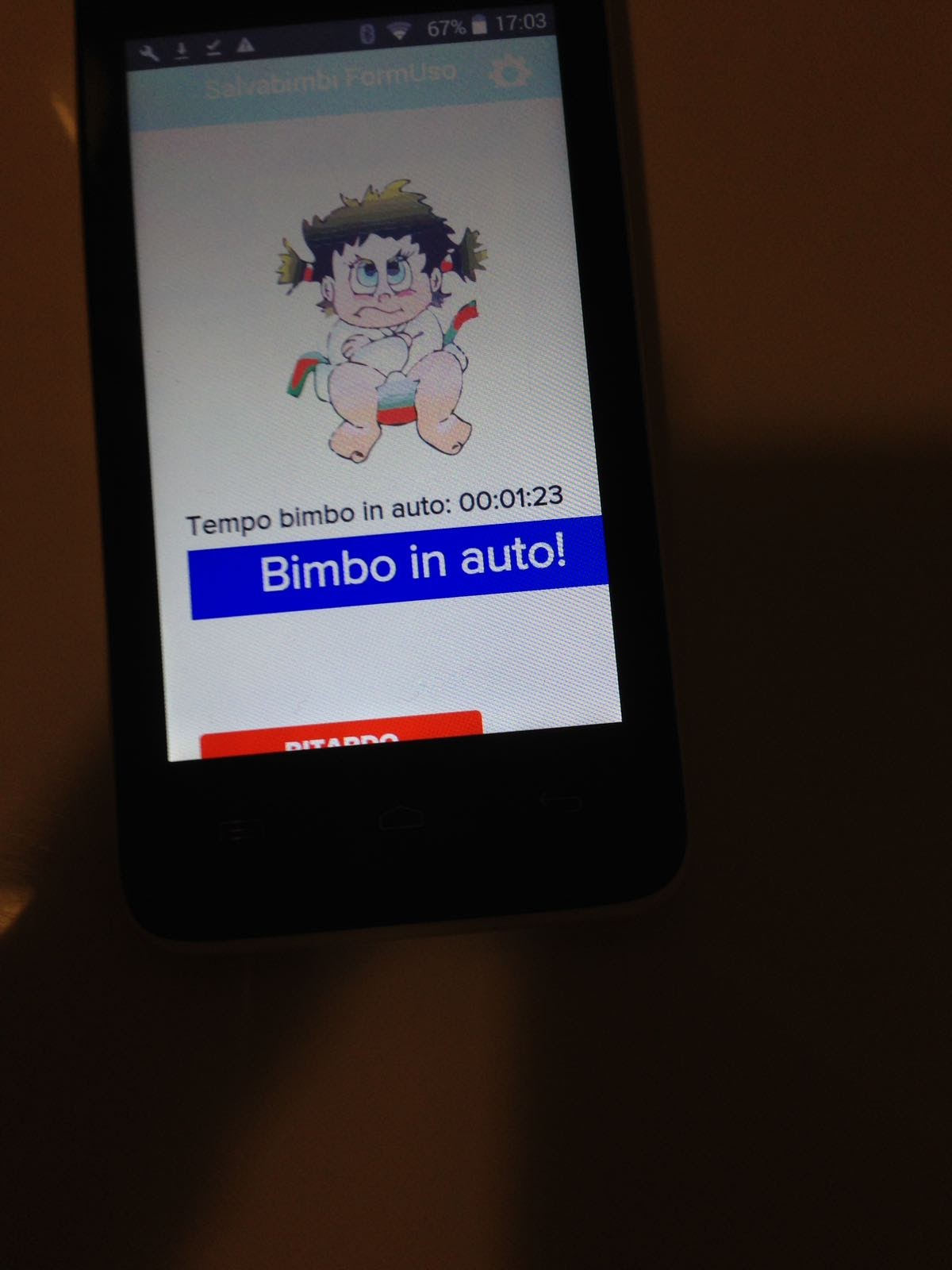 Child safety interface