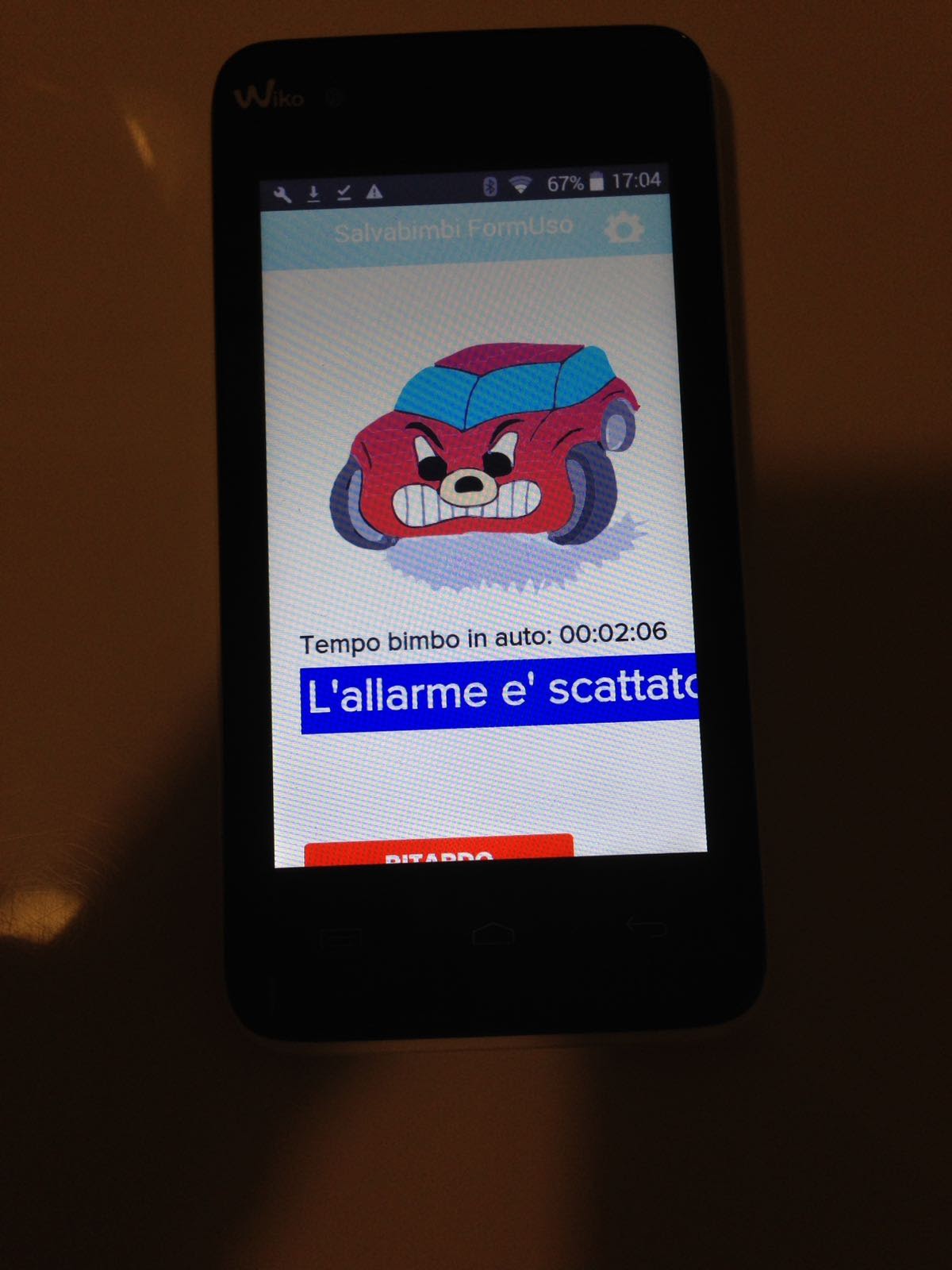 Child safety Android app